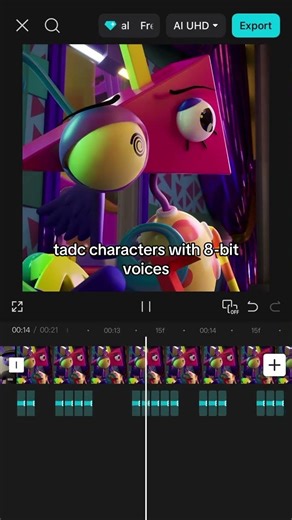 Tadc characters with 8 bit voices 🎪 THE AMAZING DIGITAL CIRCUS #tadc #fyp #trend #catdino