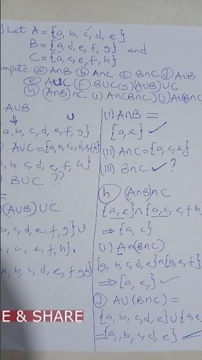 Union and Intersection of Sets Explained | Set Theory Basics for Students”