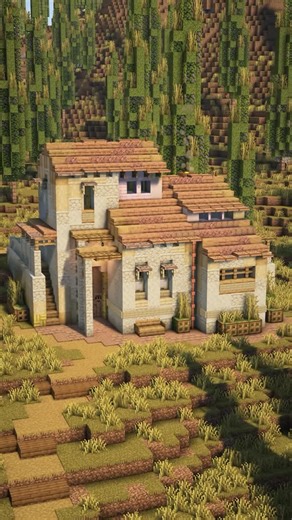 checks on Instagram: "Italian villa - Simple Minecraft tutorial #minecrafttutorial #minecraftideas #minecraftbuilds #minecrafthouse #minecraftbuilding #howto"