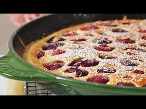Cherry Clafoutis Recipe Demonstration - Joyofbaking.com