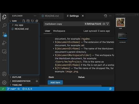 VS Code Tips — Automatically copying Markdown images into your workspace