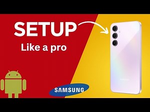 How to setup your Samsung A35 5g smartphone || Samsung setup video ||