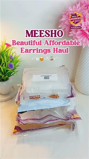 Beautiful Affordable Earrings Haul😍 #meesho#meeshohaul#meeshoearring#meeshofinds