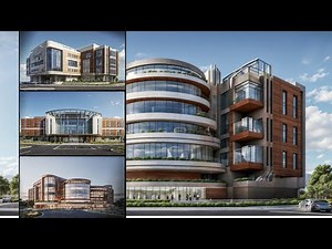 Hospital Front Elevation Designs | Modern Hospital Design Ideas