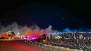 Evacuation levels lowered for fire in The Dalles