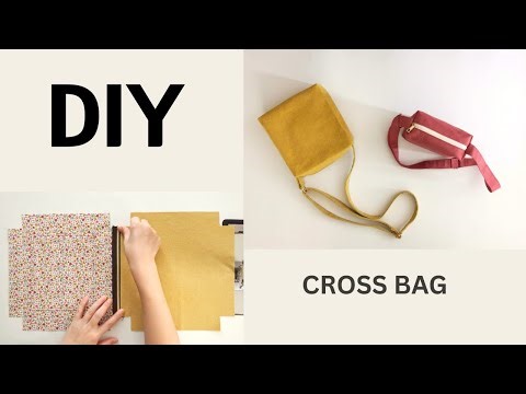 Simple Cross Bag👜✨ | DIY | Quick Easy Sewing