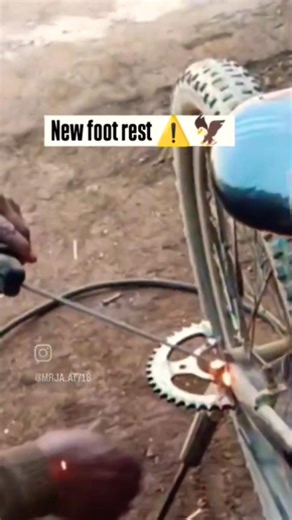 Bike Gear⚙️ Se Banaya Cycle Ka Footrest 😱 | Desi Jugaad 🚲🔥