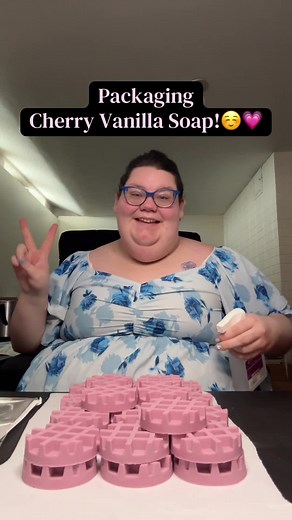 Packaging Cherry Vanilla Soap — Sister Slaughter Soap