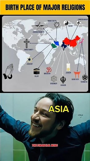 Asia: The Cradle of Major Religions🌎😱