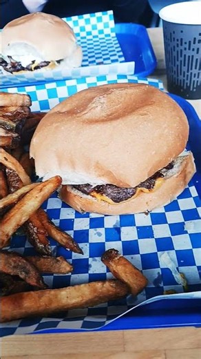 Cheeseburger and Chips at George's Burgers & Subs #winnipeg