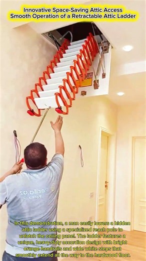 Compact Attic Access InnovationEffortless Pull-Down Ladder Demo