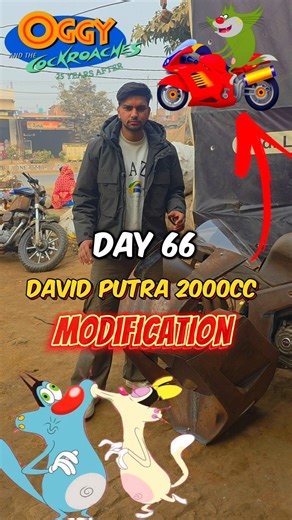 Aman Kumar Thakur on Instagram: "Day 66 David putra 2000cc modification . #davidputra2000cc #davidputra #royalenfield #modify #modification reelsbike reel insta viral instagood bikeride bikelovers modified bikemodification instagram explorepage trnding trending dailyvlog bikes alloywheel spendor BIKELOVERs bikeride bikelovers jack oggy oggyandthecockroaches"