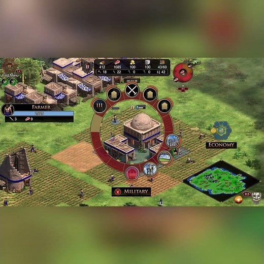 How To Build A Barracks and Military Units In Age Of Empires 2 Console Edition On Controller