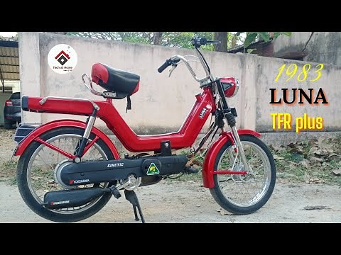 1983 Kinetic Luna TFR plus Restored like NEW | 50cc moped | Features,Exhaust,testdrive,walk-around..