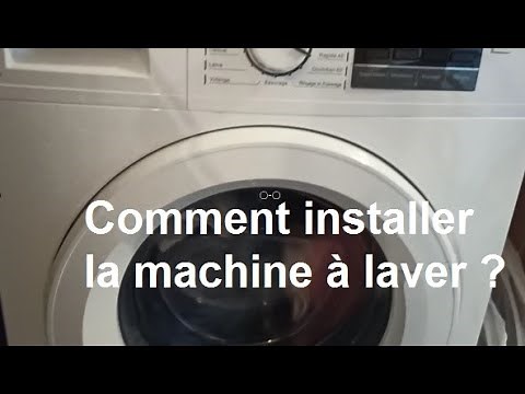 How to install a washing machine? How to connect a washing machine? Connecting a washing machine.