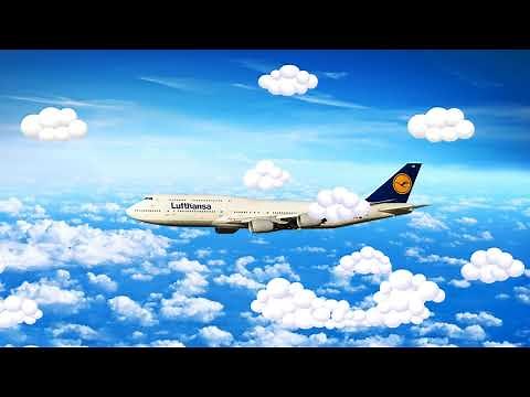 Avión volando (animación simple)