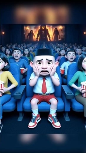 Coba nonton film horor dan drama!!! #animasi #shorts #comedy