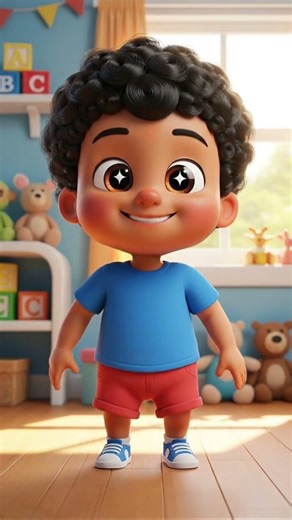 Head Shoulders Knees and Toes with Bobo 🦶 Body Parts Song! #shorts #boboberry #bodyparts #kidssongs