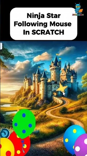 Scratch Mouse Control Magic ✨ Make a Star Follow Your Mouse (kids CODING)
