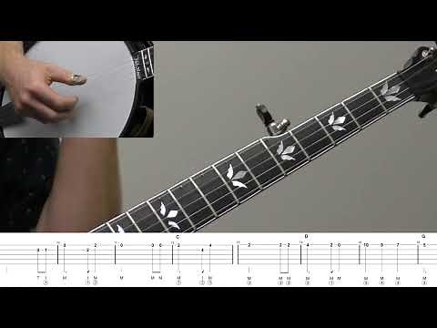 Old Rugged Cross | Intermediate Bluegrass Banjo Lesson With Tab
