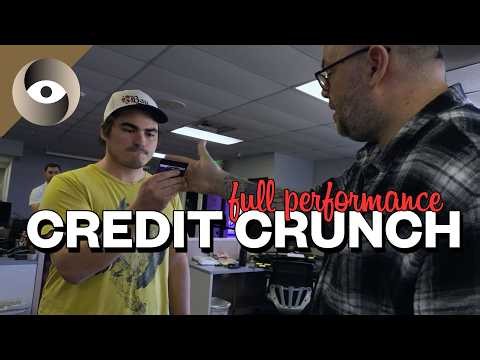 Predict a random number from pile of credit cards! | Credit Crunch by Craig Petty | full performance