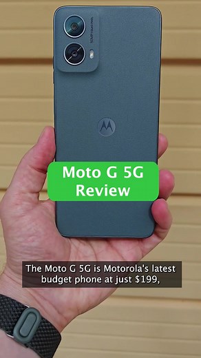 The Moto G 5G 2024 only costs $199, but Motorola exceeded our expectations with this budget phone . . . #Motorola #motog #5g #android #smartphone #handson #review #tech #mobile #androidcentral