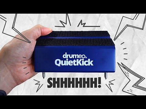 The QUIETEST bass drum practice pad? Drumeo Quietkick
