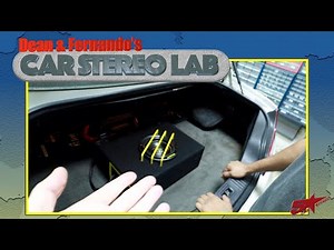 Insane Big bass 6.5" and 8" pre made GroundZero enclosure Car Stereo Lab