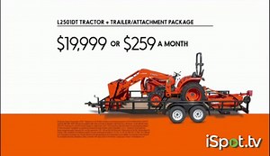 Kubota L2501DT Compact Tractor TV Spot, 'Getting Every Job Done Right'