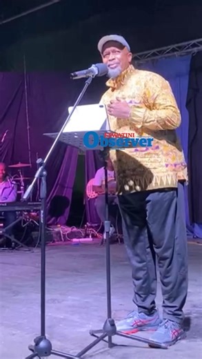 7.5K views · 111 reactions | SELLO MAAKE KA-NCUBE MOVED BY SWATI TALENT: SA actor legend Sello Maake Ka-Ncube delivering his remarks at the Summer Camp Sukuma’s Raise Praise Concert at the Theatre Club says he has been moved by the performances he has witnessed. He turned up the momentum, sharing his experiences in the country as the crowd erupted into roaring applause the moment he stepped on stage. | Eswatini Observer | Facebook