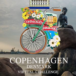 2.3K views · 110 reactions | 隆‍♀️The Copenhagen Virtual Challenge starts tomorrow. Get ready for a joyful and stylish journey! https://adventure.mypacer.com/products/copenhagen-virtual-challenge ✨Virtually explore Copenhagen's historic buildings, clean waterside streets, and hip neighborhoods. The world-famous Little Mermaid awaits at the end of this 21-kilometer (13-mile) journey！ | Pacer Adventure Challenge Series | Facebook