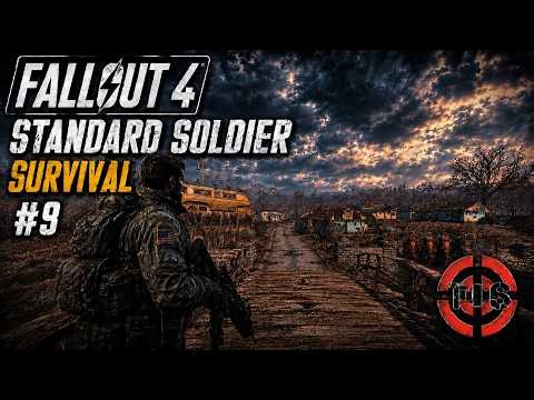 Fallout 4 Survival #9 | One Soldier Against The Wasteland — Nick, Kellogg & The Prydwen