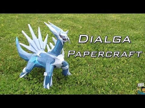 Dialga de papel - Pokemon Papercraft #3 | FelipeBlast