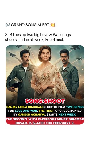 Sanjay Leela Bhansali Starts "Love & War" Songs! | Ranbir, Alia & Vicky Kaushal 🔥 #shorts