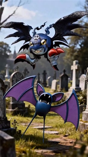 Gacha2Real on Instagram: "DIGIPOKÉ FUSION｜Impmon × Zubat Realized #digimon #數碼寶貝 #pokemon #寶可夢 #zubat #anime #realistic"