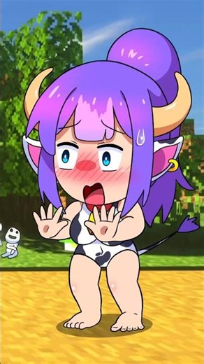 Minecraft Cow gets Flustered 😖