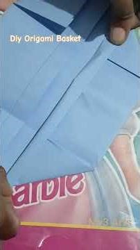 - Origami Paper Craft - How To Make 3d Origami basket #craftideas #origamipaper #papercraft #diy