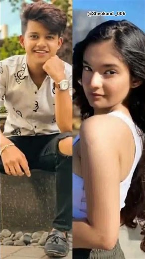 Hass Hass song Anushka Sen and Riyaz Ali pictures ❤️ #shortsviral #viral #anushkafanclub#riyazlover