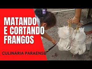 Matando e Cortando Frangos.