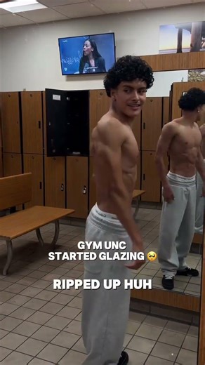 creep in the gym locker rooms