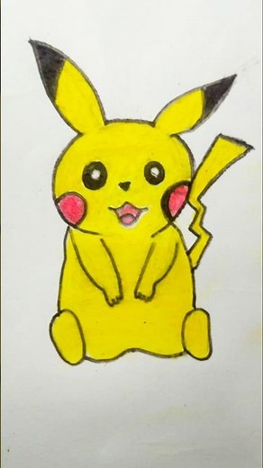 Cute Pikachu Drawing | Easy Pencil Sketch for Beginners | Pokémon Art
