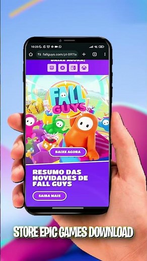 COMO JOGAR FALL GUYS PELO CELULAR !