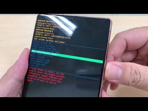 How to Factory Reset Samsung Galaxy Note 20