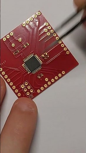 Making my own Microcontroller Board #pcb #arduino #diy