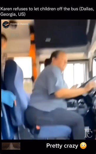13K views · 47 reactions | So the bus driver takes off with kids! But there's another side as well that you hear in the video. Either way, this video is pretty crazy  #fyp #trending #viral #FreedomChasers #reaction #wild #bus #schoolbus #busdriver #parents #angry #omg #wyf #crazy | Freedom Chasers | Facebook