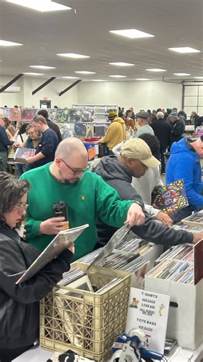GREAT SHOW, LEESPORT PA! We set a new attendance record! Customers and dealers had a blast! We’re back on Mother’s Day, Sunday May 10th. MOTHERS GET IN FREE! @Leesport Farmers Market. We can’t wait! #vinylrecords #leesportpa #berkscountypa #vinylcommunity #thankful | Record Riots
