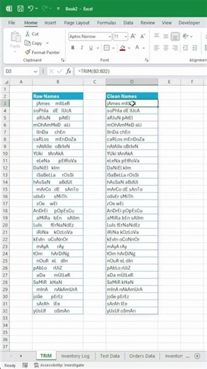 Excel TRIM Function | Clean Extra Spaces in SecondsExcel 24 TRIM