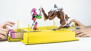 36K views · 556 reactions | I make clay Robot vs Monster with Rock'em Sock'em! (Fortnite Battle Royale) | ClayClaim | Facebook