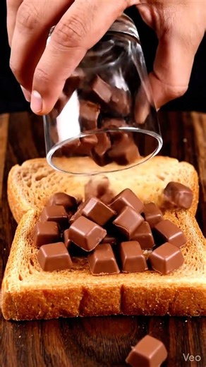 asmr kit kat on toast