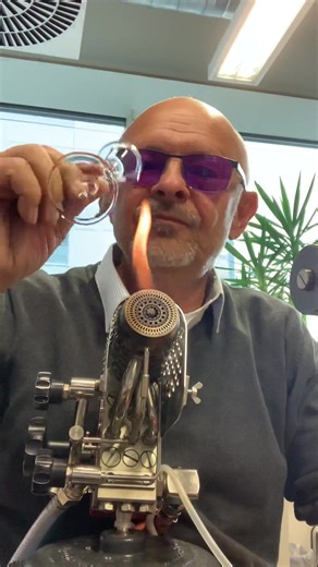 Master Glassblower Bernhard Werner Demonstrates Skillful Craftsmanship